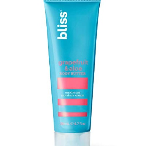 bliss Grapefruit & Aloe Body Butter, Maximum Moisture Cream for D...
