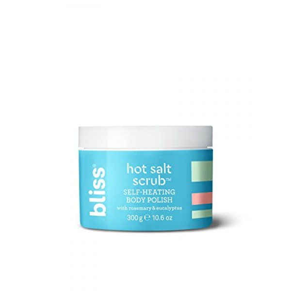 Bliss Hot Salt Scrub, Self-Heating Body Polish | Warming Scrub to...