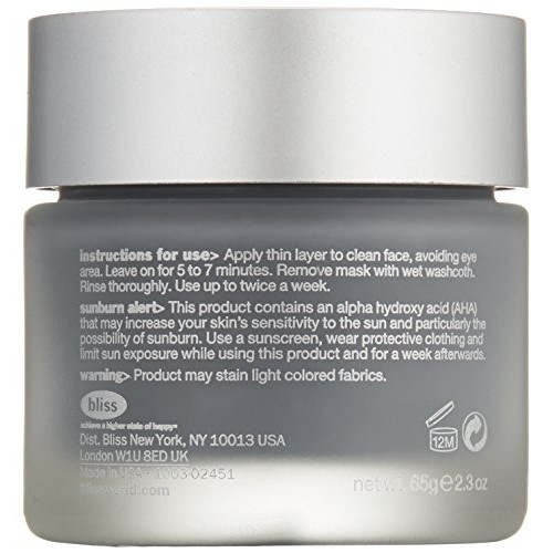 bliss Multi-Face-eted All-In-One Anti-Aging Clay Mask, 2.3 oz.
