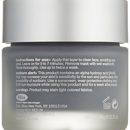 bliss Multi-Face-eted All-In-One Anti-Aging Clay Mask, 2.3 oz.