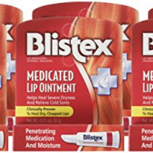 Blistex Medicated Lip Ointment 0.21 oz Pack of 6