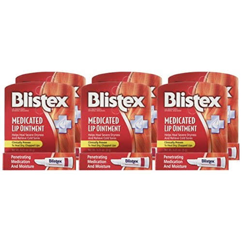 Blistex Medicated Lip Ointment 0.21 oz Pack of 6
