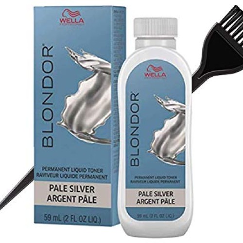 WeIla BLONDOR Permanent Liquid Hair TONER w/Sleek Tint Brush Ha...