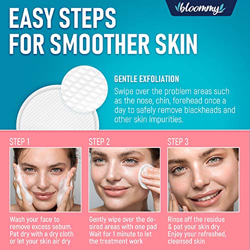 Glycolic Acid Pads - AHA Glycolic Acid Peel Pads for Sensitive Sk...