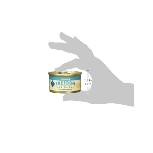 Blue Buffalo Freedom Grain Free Natural Adult Pate Wet Cat Food, ...