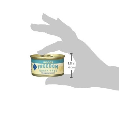 Blue Buffalo Freedom Grain Free Natural Adult Pate Wet Cat Food, ...