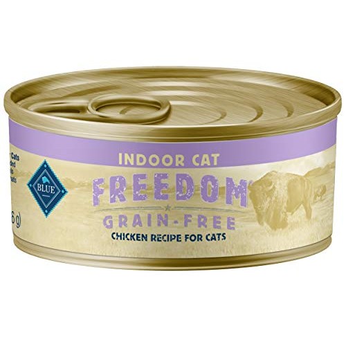 Blue Buffalo Freedom Grain Free Natural Adult Pate Wet Cat Food, ...