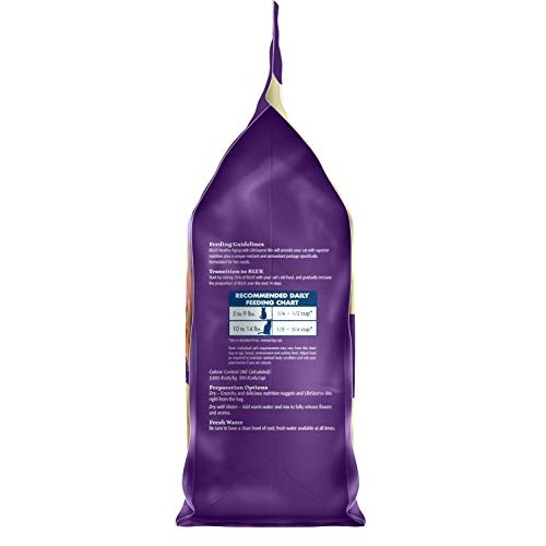 Blue Buffalo Healthy Aging Natural Mature Dry Cat Food, Chicken &...