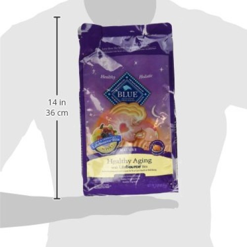 Blue Buffalo Healthy Aging Natural Mature Dry Cat Food, Chicken &...