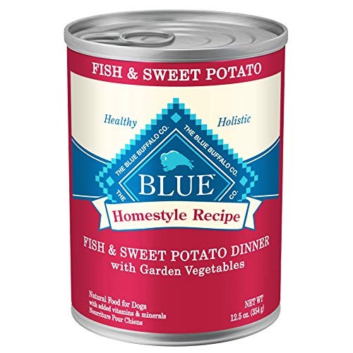 Blue Buffalo Homestyle Recipe Natural Adult Wet Dog Food, Fish & ...