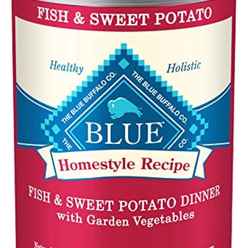 Blue Buffalo Homestyle Recipe Natural Adult Wet Dog Food, Fish & ...
