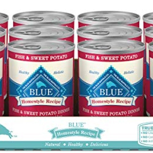Blue Buffalo Homestyle Recipe Natural Adult Wet Dog Food, Fish & ...