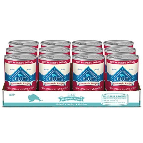 Blue Buffalo Homestyle Recipe Natural Adult Wet Dog Food, Fish & ...