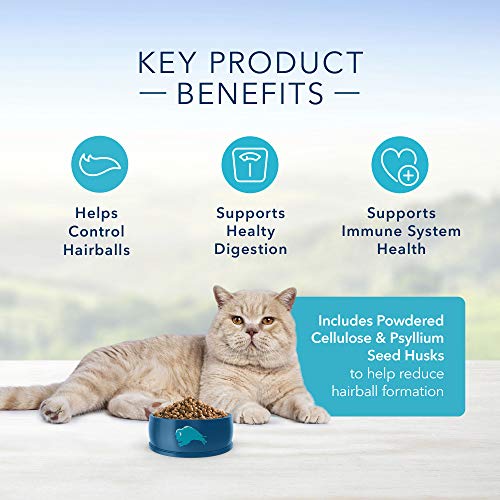 Blue Buffalo Indoor Hairball Control Natural Adult Dry Cat Food, ...