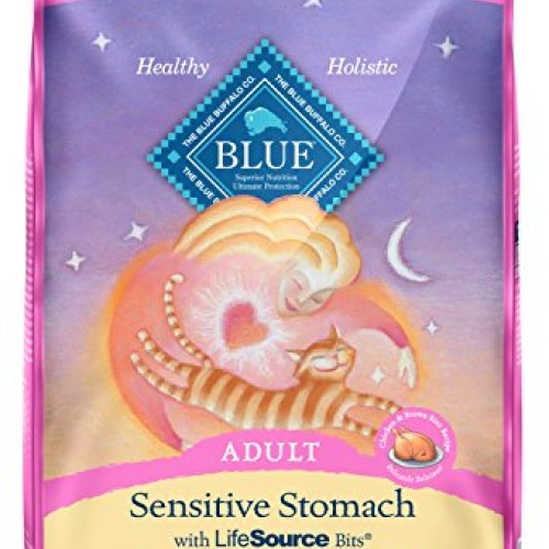 Blue Buffalo Sensitive Stomach Natural Adult Dry Cat Food, Chicke...