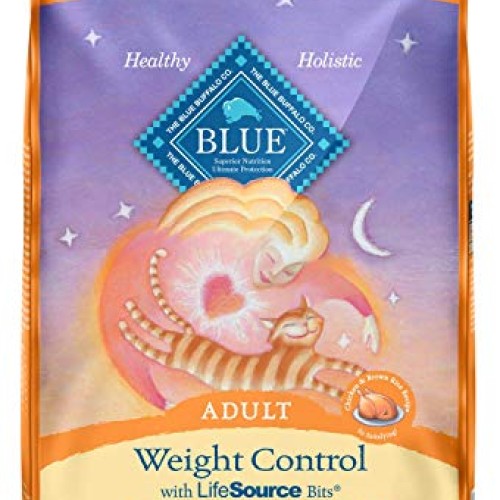 Blue Buffalo Weight Control Natural Adult Dry Cat Food, Chicken &...