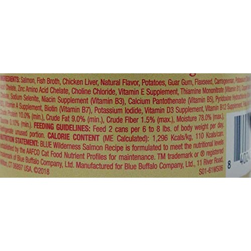 Blue Buffalo Wilderness Grain Free High Protein Cat Food 3 Flavor...