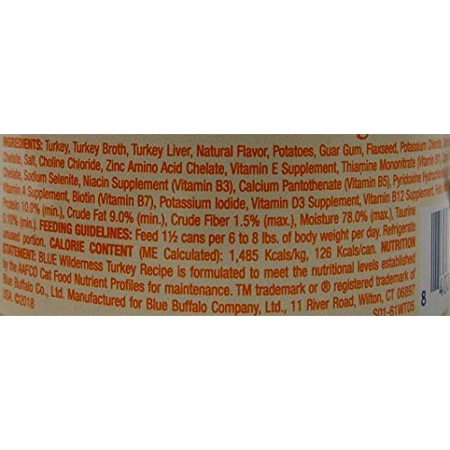 Blue Buffalo Wilderness Grain Free High Protein Cat Food 3 Flavor...