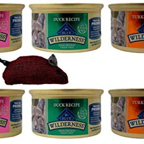 Blue Buffalo Wilderness Grain Free High Protein Cat Food 3 Flavor...