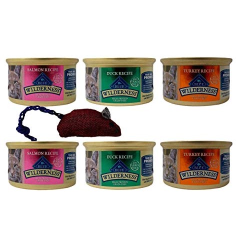Blue Buffalo Wilderness Grain Free High Protein Cat Food 3 Flavor...