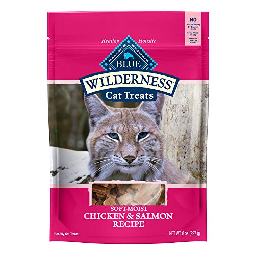 Blue Buffalo Wilderness Grain Free Soft-Moist Cat Treats, Chicken...
