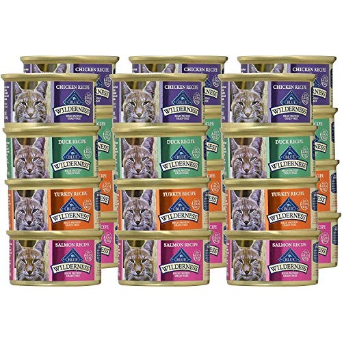 Blue Buffalo Wilderness Grain-Free Variety Pack Cat Food - 4 Flav...