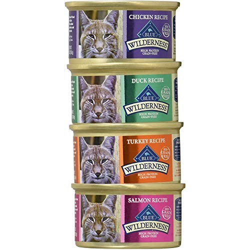 Blue Buffalo Wilderness Grain-Free Variety Pack Cat Food - 4 Flav...
