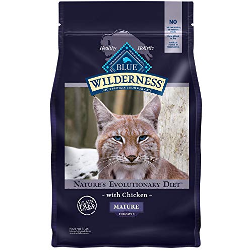 Blue Buffalo Wilderness High Protein, Natural Mature Dry Cat Food...