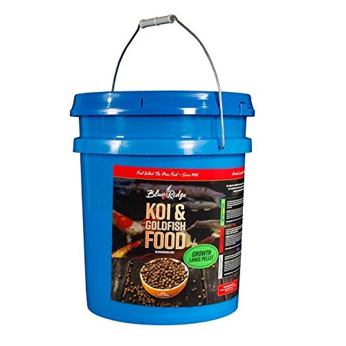 Blue Ridge Fish Food Pellets 14lb, Koi and Goldfish Growth Form...