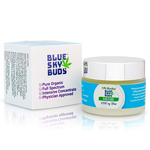 BSB Cure Organic 2500 mg Hemp Infused Oil with 5% Menthol Pain Ba...