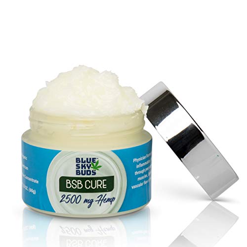 BSB Cure Organic 2500 mg Hemp Infused Oil with 5% Menthol Pain Ba...