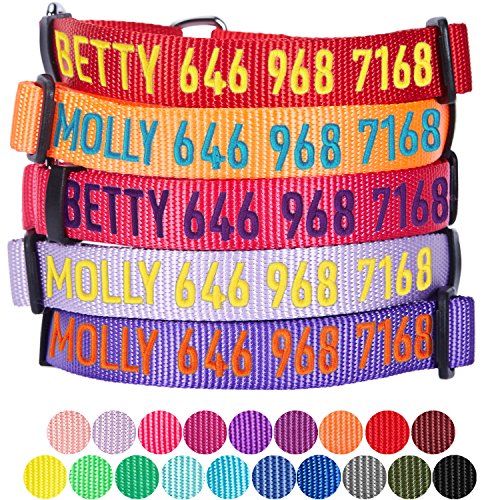 Blueberry Pet Essentials 21 Colors Personalized Safety Training M...