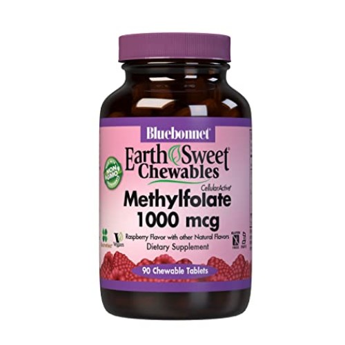 BlueBonnet Earth Sweet Cellular Active Methylfolate 1000 mcg Chew...