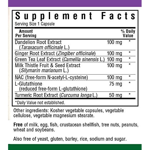 Bluebonnet Nutrition Targeted Choice Liver Detox Herbal Blend, 60...