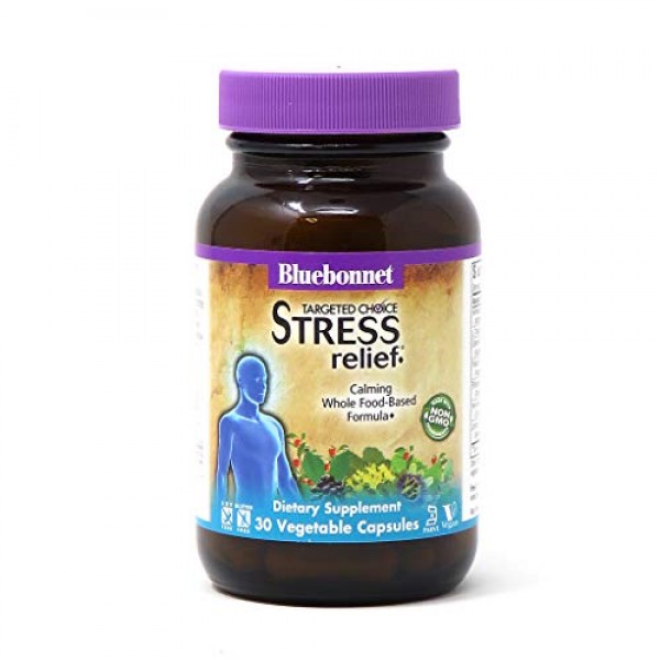 Bluebonnet Nutrition Targeted Choice Stress Relief, Whole Food-Ba...
