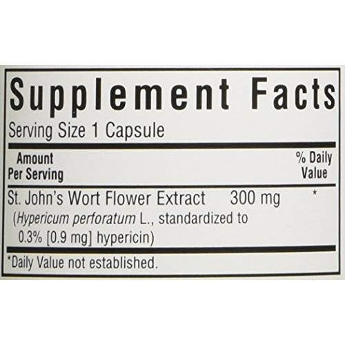 BlueBonnet St. Johns Wort Flower Extract Supplement, 60 Count