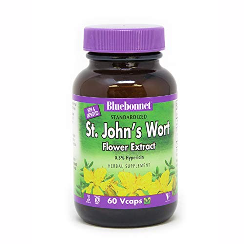 BlueBonnet St. Johns Wort Flower Extract Supplement, 60 Count