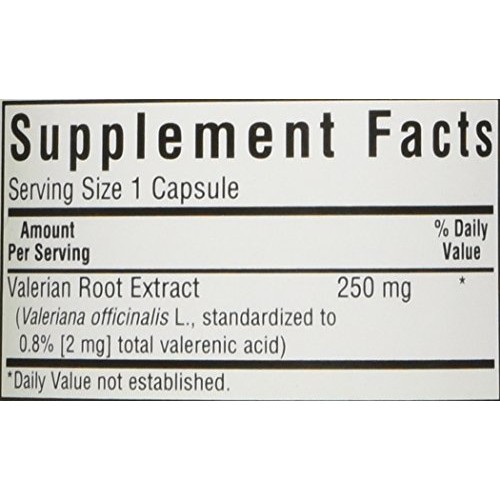 BlueBonnet Valerian Root Extract Supplement, 60 Count