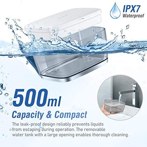 Blusmart Cordless Water Flossers for Teeth 500ML, Portable Dental...