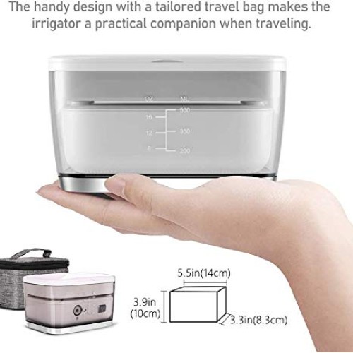 Blusmart Cordless Water Flossers for Teeth 500ML, Portable Dental...