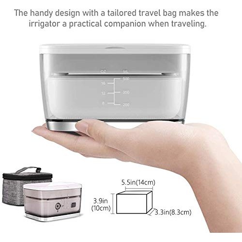 Blusmart Cordless Water Flossers for Teeth 500ML, Portable Dental...