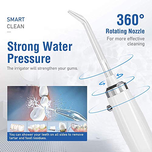 Blusmart Cordless Water Flossers for Teeth 500ML, Portable Dental...