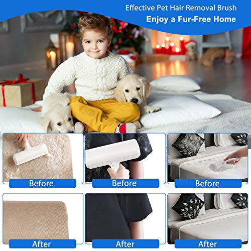 Lint Rollers, Pet Dog Cat Hair Fur Lint Roller Remover Brush Reus...