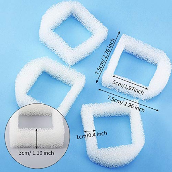 24 Pieces Replacement Foam Filter for Cats and Dogs Water Fountai...