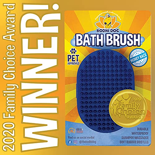 Bodhi Dog New Grooming Pet Shampoo Brush | Soothing Massage Rubbe...