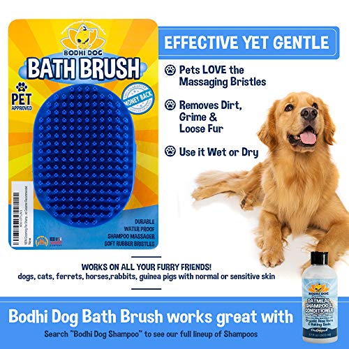 Bodhi Dog New Grooming Pet Shampoo Brush | Soothing Massage Rubbe...