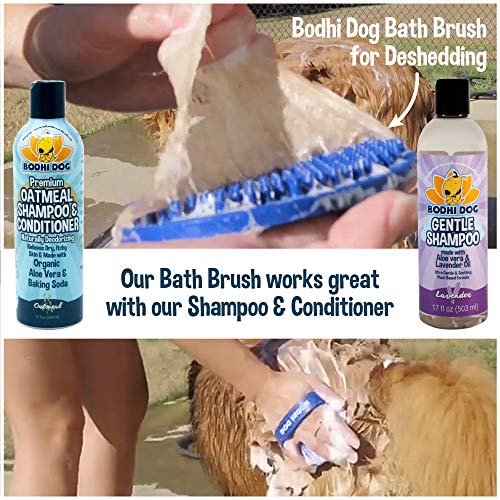 Bodhi Dog New Grooming Pet Shampoo Brush | Soothing Massage Rubbe...