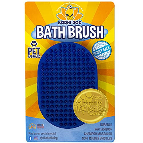 Bodhi Dog New Grooming Pet Shampoo Brush | Soothing Massage Rubbe...