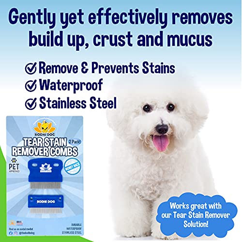 Bodhi Dog Tear Eye Stain Remover Combs | Set of 2 | Clean and Rem...