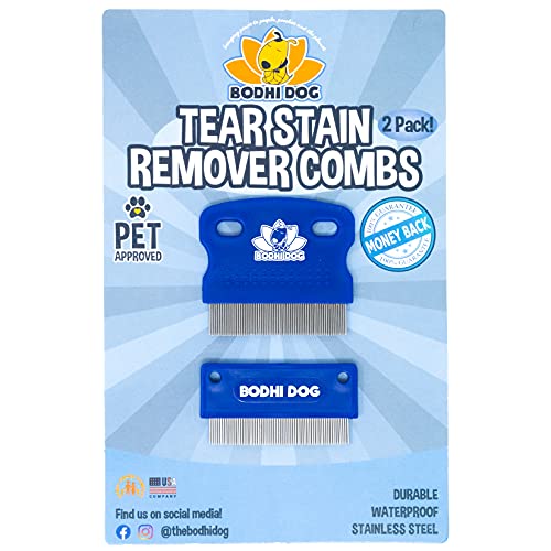 Bodhi Dog Tear Eye Stain Remover Combs | Set of 2 | Clean and Rem...